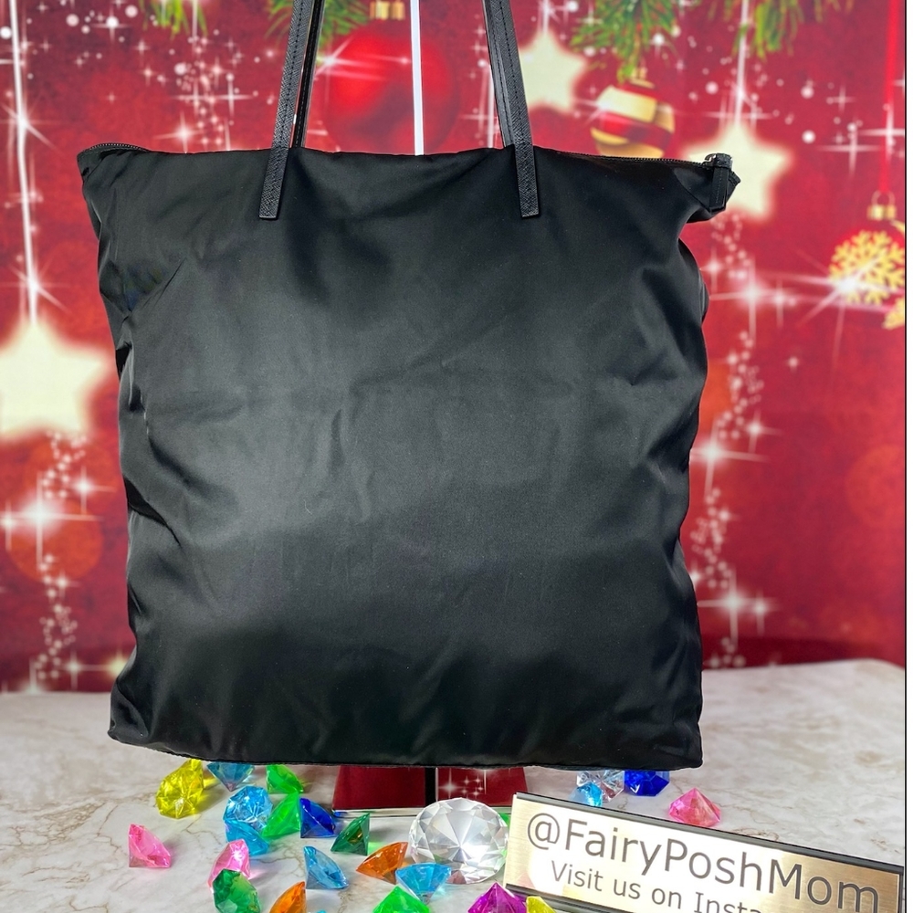 Prada x Frankenstein Rose Tote - Tessuto Nylon Soft Calfskin Universal Studios - Picture 2 of 3